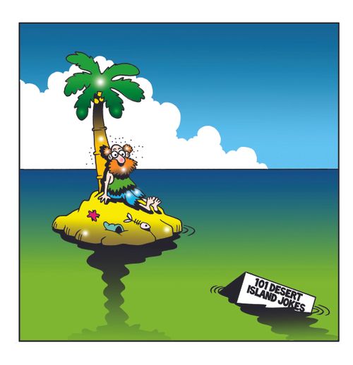 101 desert island jokes.