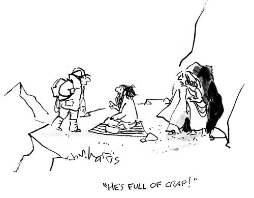 'He's full of crap.'