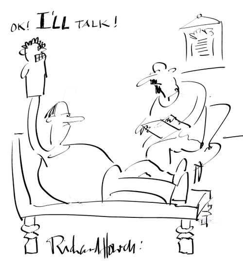 'OK! I'LL talk!'