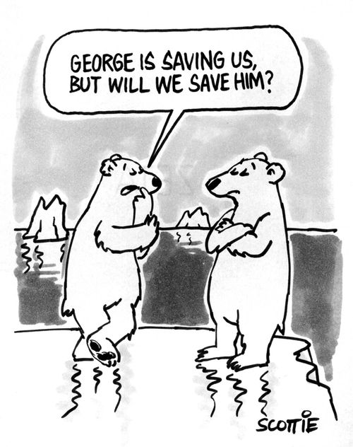 'George is saving us, but will we save him?'