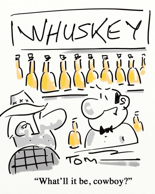 'What'll it be, cowboy?'