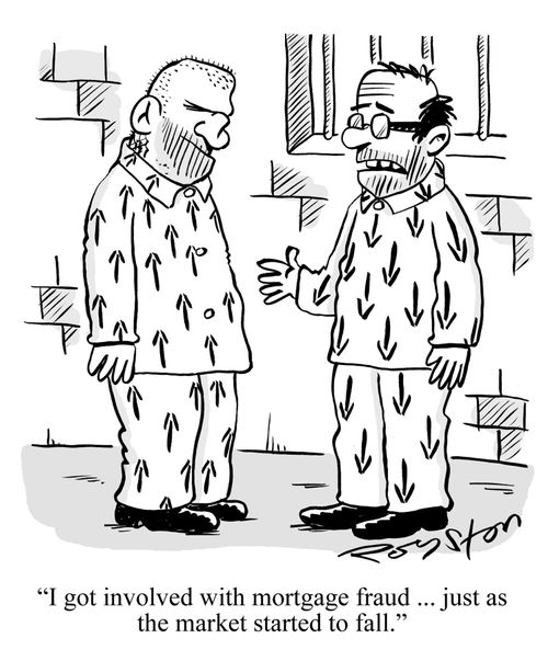 Convict says: ' I got involved with mortgage fraud ... just as the market started to fall.' 