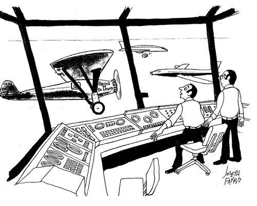 An Airport Control Tower.