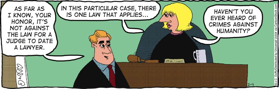'Haven't you heard of crimes against humanity?'