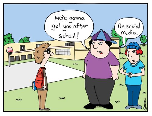 "We're gonna get you after school!"
