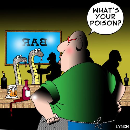 'Whats your poison.'