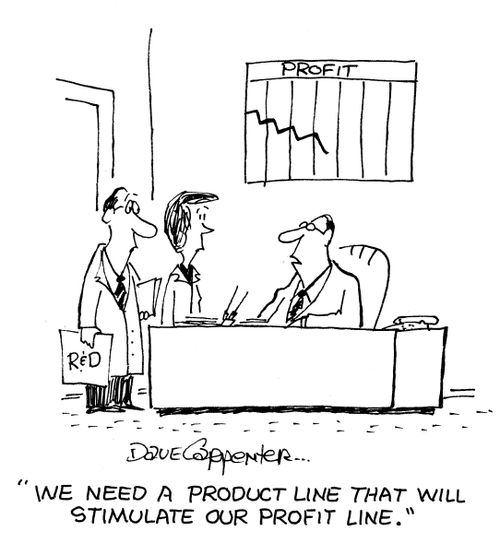'We need a product line that will stimulate our profit line.'