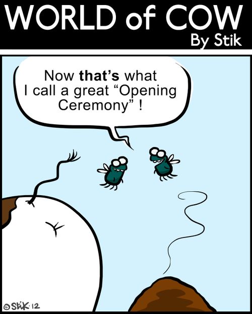 'Now that's what I call a great 'Opening Ceremony'!'