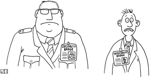 Security Badge/Insecurity Badge.