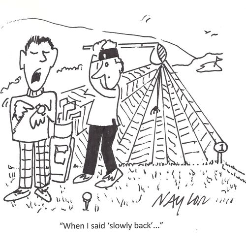 'When I said 'slowly back'...'