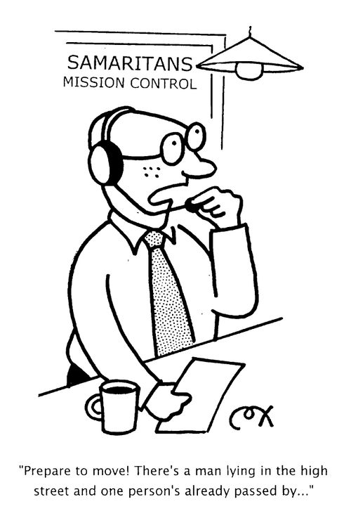 'Samaritans, mission control'