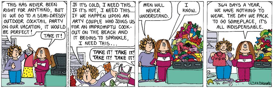 'Men will never understand.'