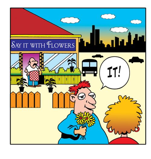 Say it with flowers: It!