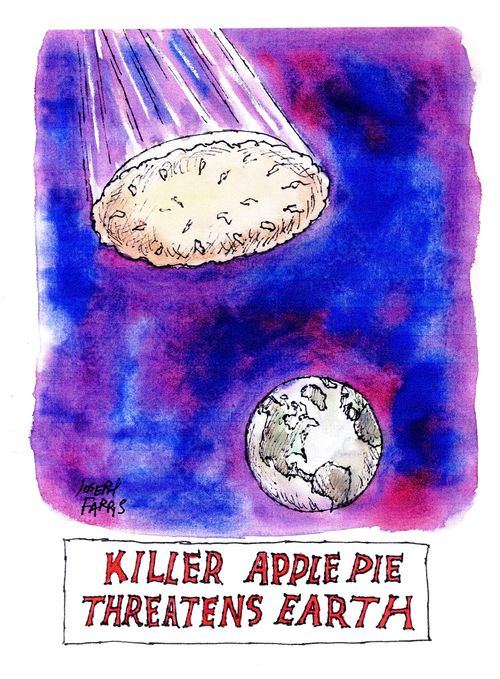 Killer Apple Pie Threatens Earth.