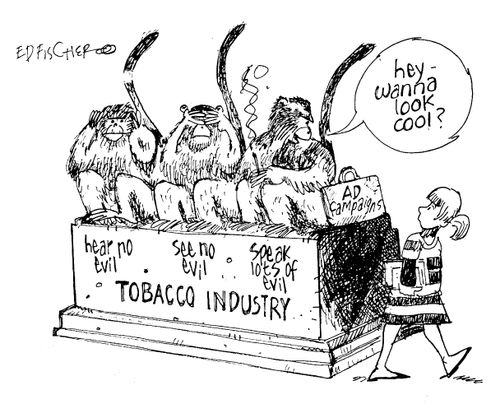 Tobacco Industry: 'Hey - wanna look cool?'