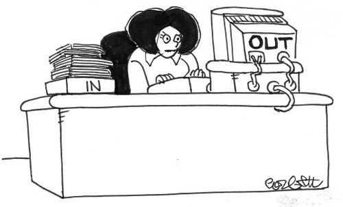 In/Out box.