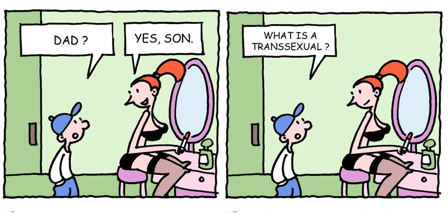 'Dad What is a transsexual'