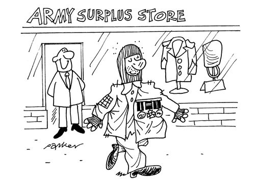 Army Surplus store.