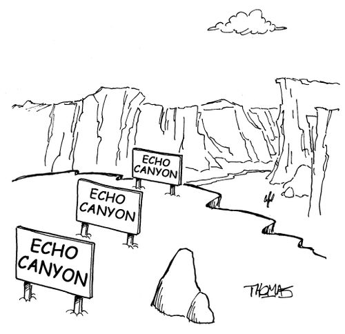 Echo canyon, echo canyon, echo canyon...