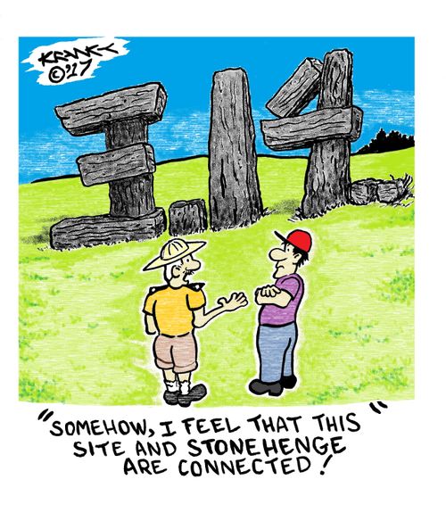 "Somehow, I feel that this site and Stonehenge are connected!"
