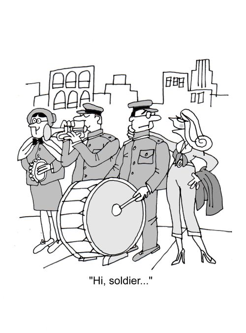 'Hi soldier...'