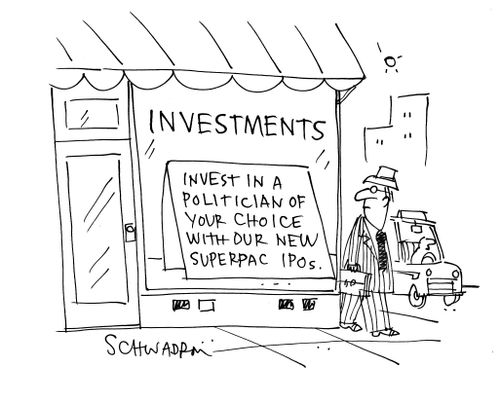 Invest In A Politician Of Your Choice with Our New SuperPac IPOs.