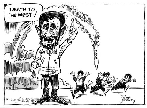 Mahmoud's Folly.  The belligerance of Iran's missle testing and secrect nuclear facilities may have unintended consequences