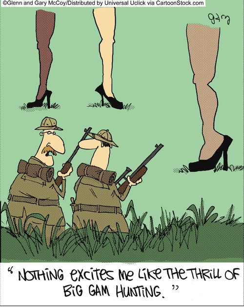 'Nothing excites me like the thrill of big gam hunting.'
