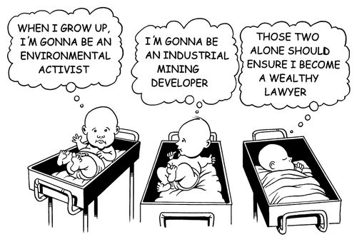 'Those two alone should ensure I become a wealthy lawyer.'