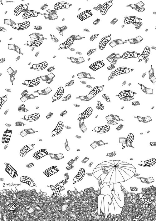 Raining Cell Phones.
