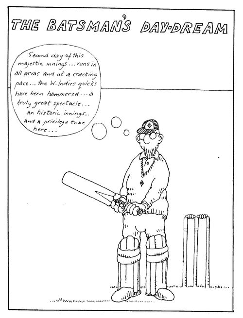 The batsman's day-dream