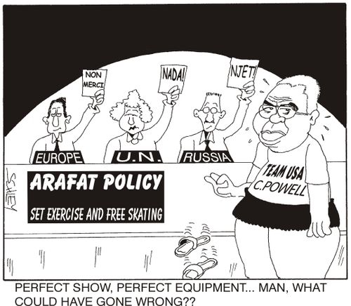 Powell: 'Perfect show, perfect equipment... Man, what could have gone wrong??' (Caption may be modified).