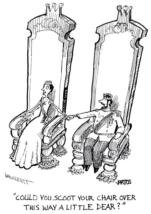 'Could you scoot your chair over this way a little dear?'