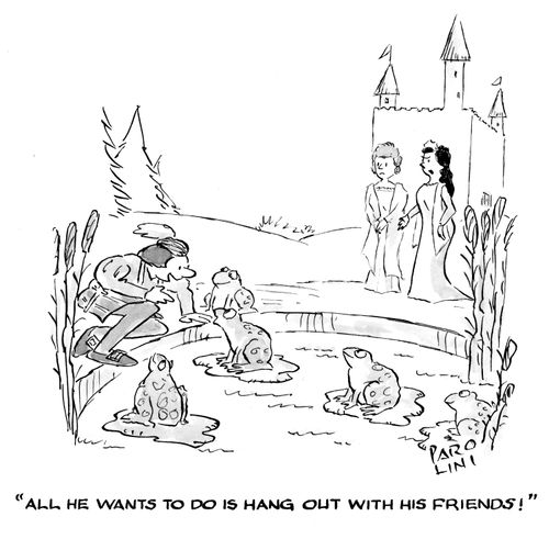 'All he wants to do is hang out with his friends!'