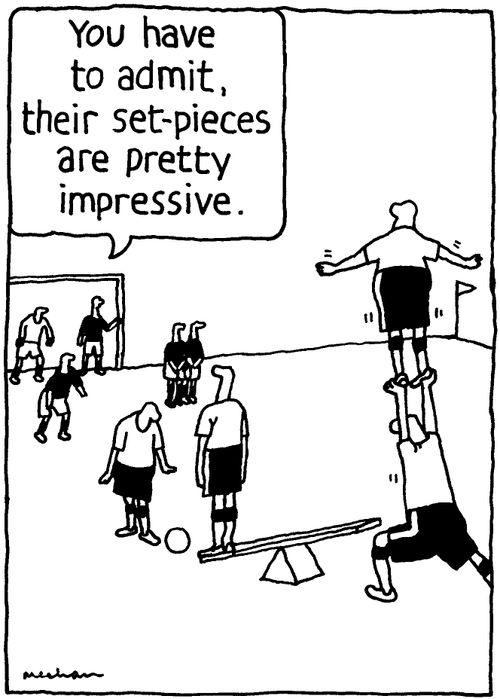 'You have to admit, their set-pieces are pretty impressive.'