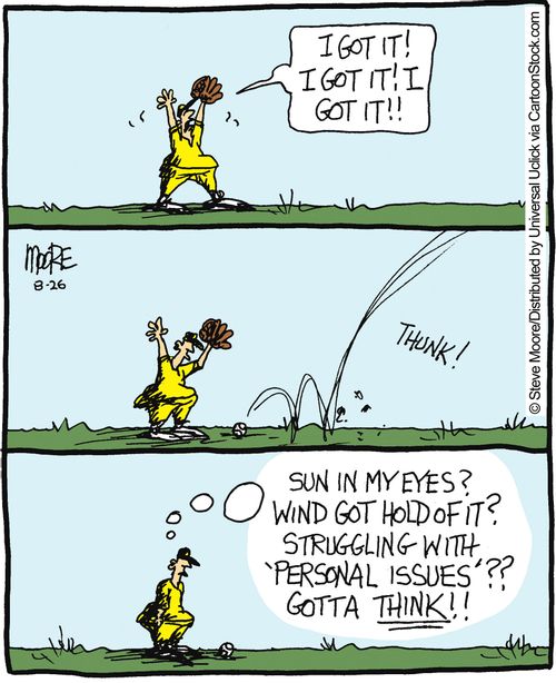'Sun got in my eyes? Wind got hold of it? Struggling with 'Personal issues'?..'