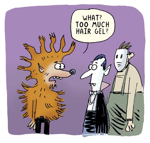 "Too Much Hair Gel?"