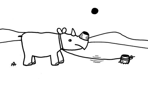 Tethered Rhino