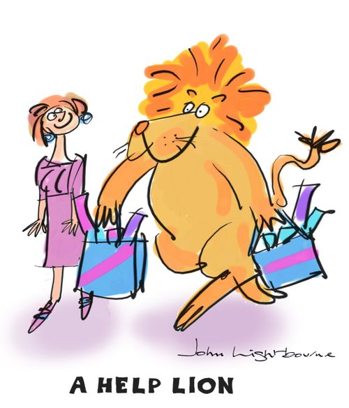 A help lion.