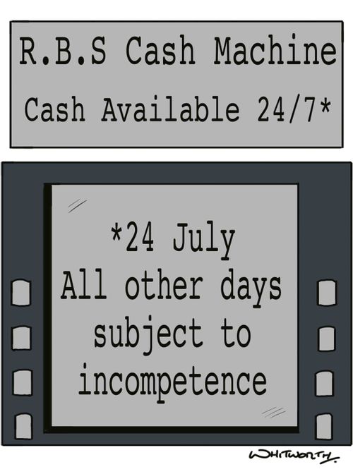RBS Cash Machine - Cash Available 24/7