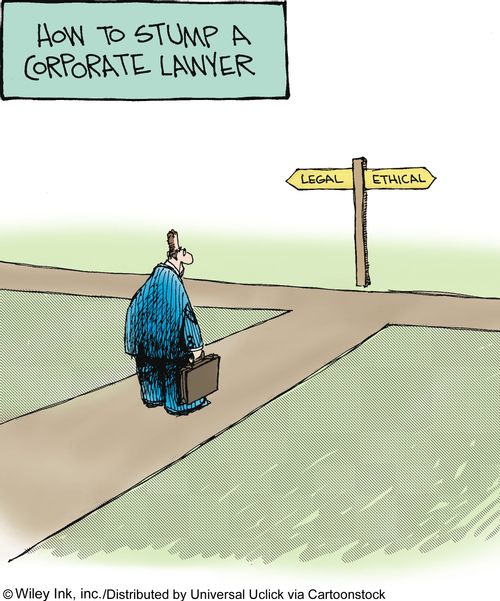 'How to stump a corporate lawyer.'
