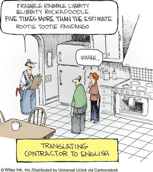 Translating Contractor to English