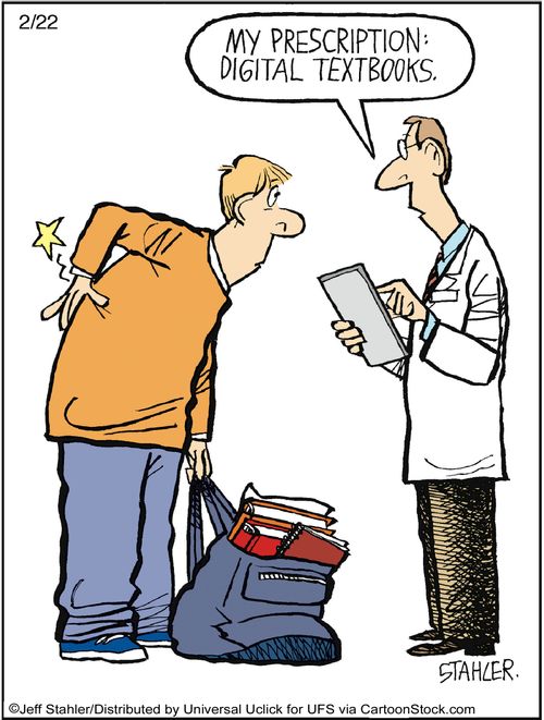 'My prescription: digital textbooks.'