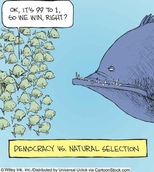 Democracy vs. Natural Selection.