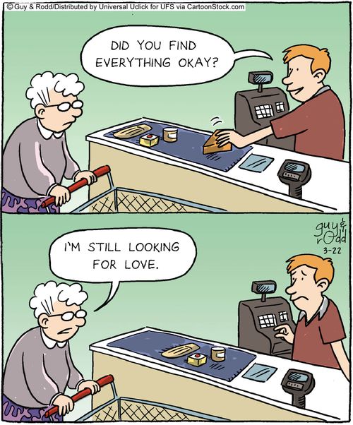 'I'm still looking for love.'