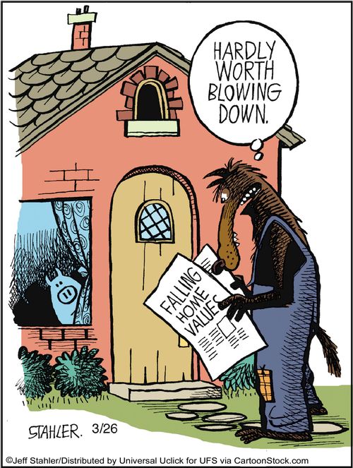 'Hardly worth blowing down.'