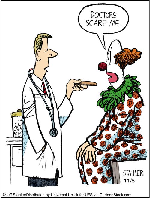 'Doctors scare me.'