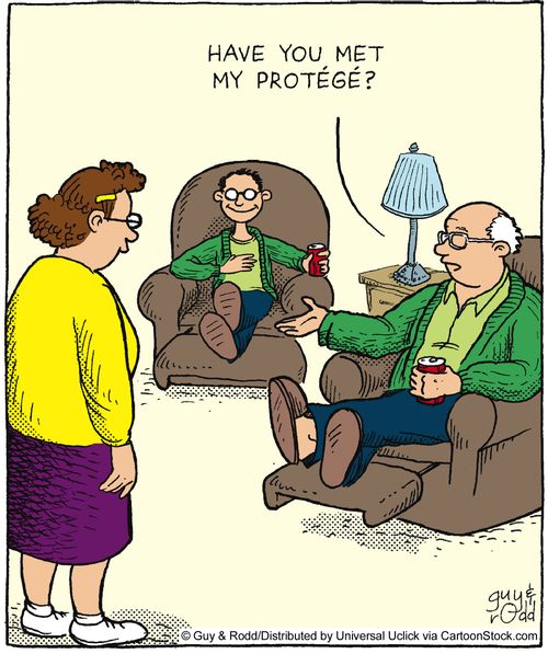 'Have you met my protege?'