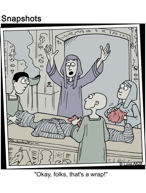 'Okay, folks, that's a wrap!'