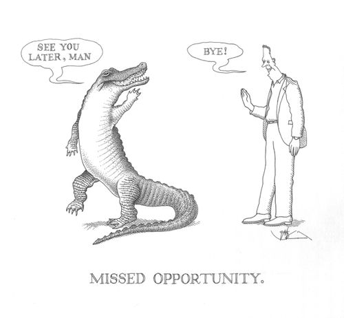 Missed opportunity.